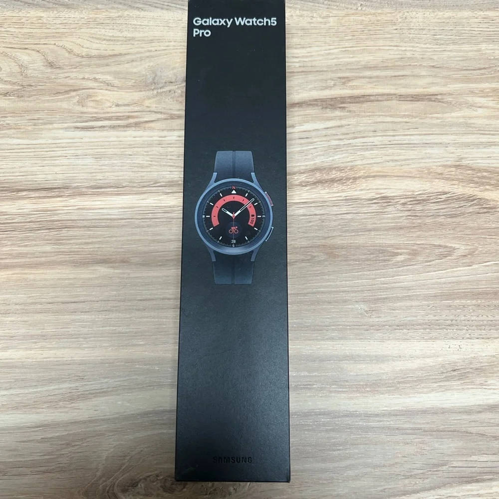 NEW Samsung Galaxy Watch 5 Pro 45mm Smartwatch GPS, Fitness Tracking - Titanium